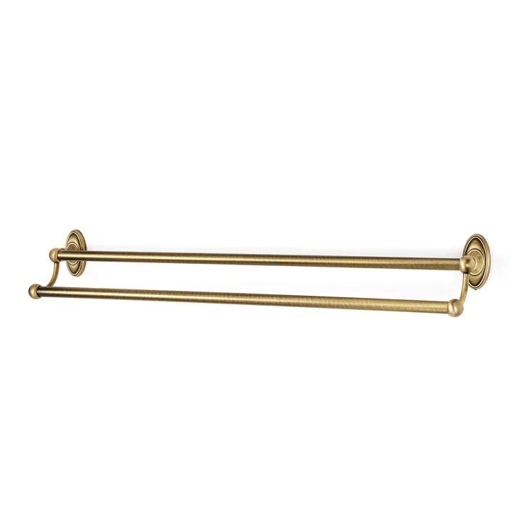 Towel Bar Classic Traditional Bath 30 Inch Double Chocolate Bronze Brass 5-5/8 Inch - Frankwebs