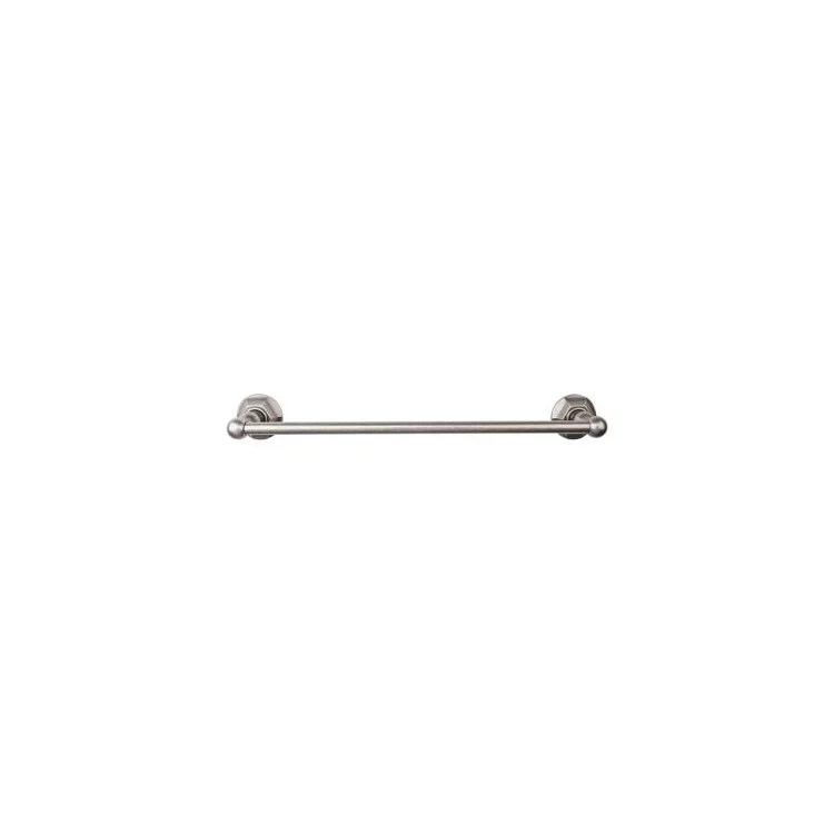 Towel Bar Edwardian Bath 24 Inch Single Plain Backplate Polished Chrome Zinc Alloy 3-3/8 Inch for Bath Hardware - Frankwebs