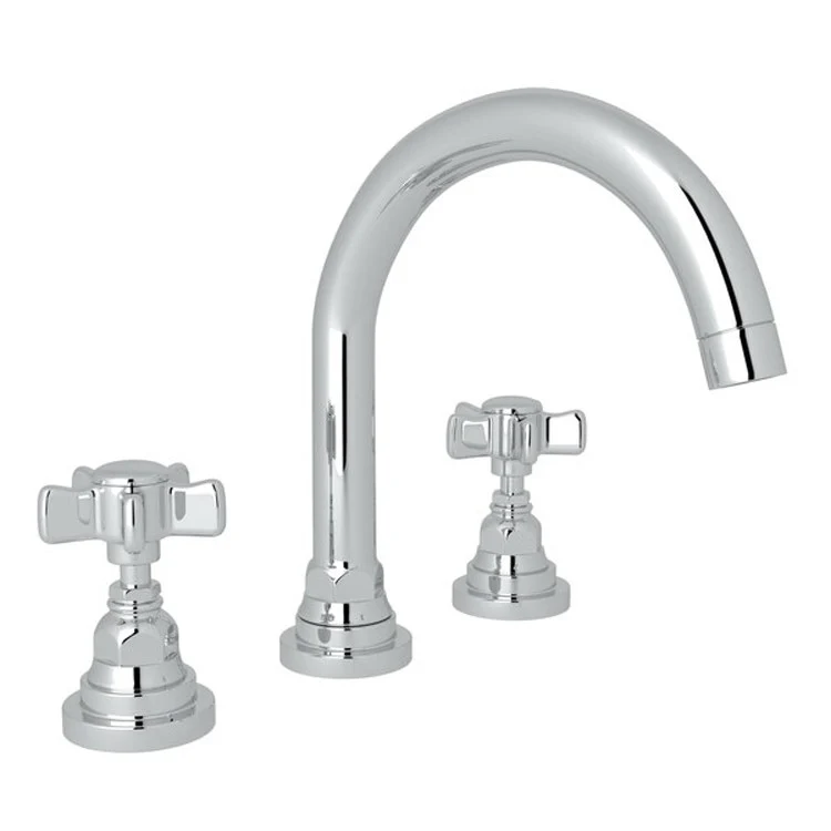 Lavatory Faucet San Giovanni 2 5 Spoke Cross Polished Nickel 1.2 Gallons per Minute C-Spout - Frankwebs