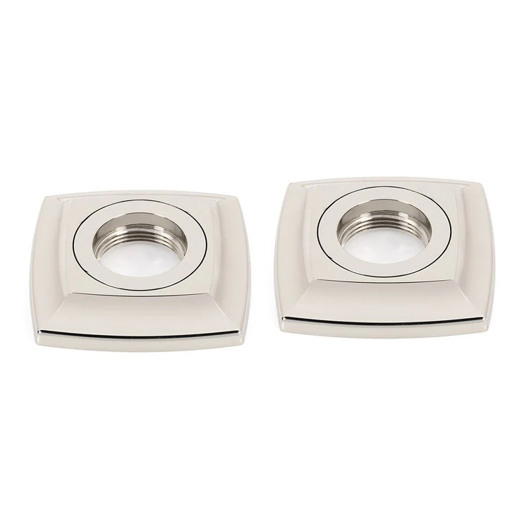 Grab Bar Bracket Cube Bath 3 x 3 Inch Polished Brass ADA - Frankwebs