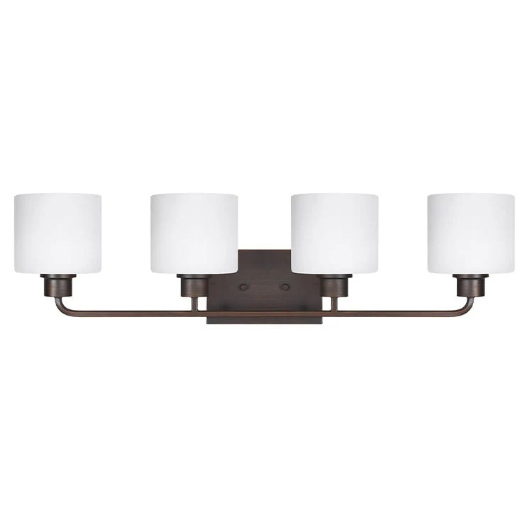 Canfield Four-Light Bathroom Vanity Fixture - Frankwebs