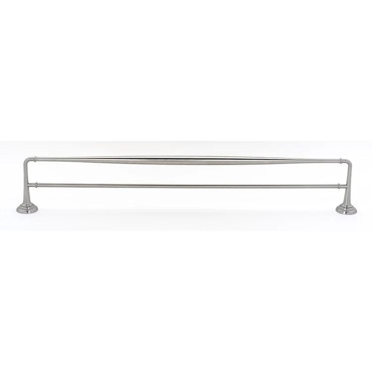 Towel Bar Charlie's Bath 30 Inch Double Satin Nickel Brass 5-5/16 Inch - Frankwebs