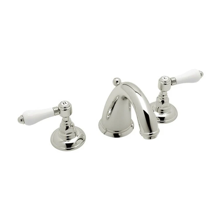 Lavatory Faucet Viaggio Widespread 2 Porcelain Lever Tuscan Brass 1.2 Gallons per Minute Column Spout 3-47/64 Inch - Frankwebs