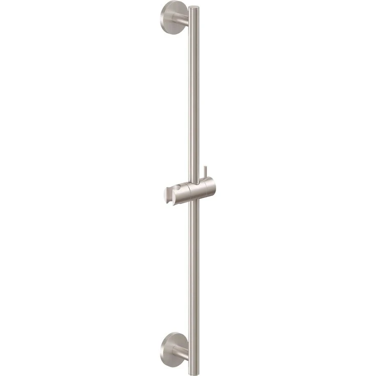 Tiburon Wall-Mount Handshower Slide Bar with Adjustable Holder - Satin Nickel - Frankwebs