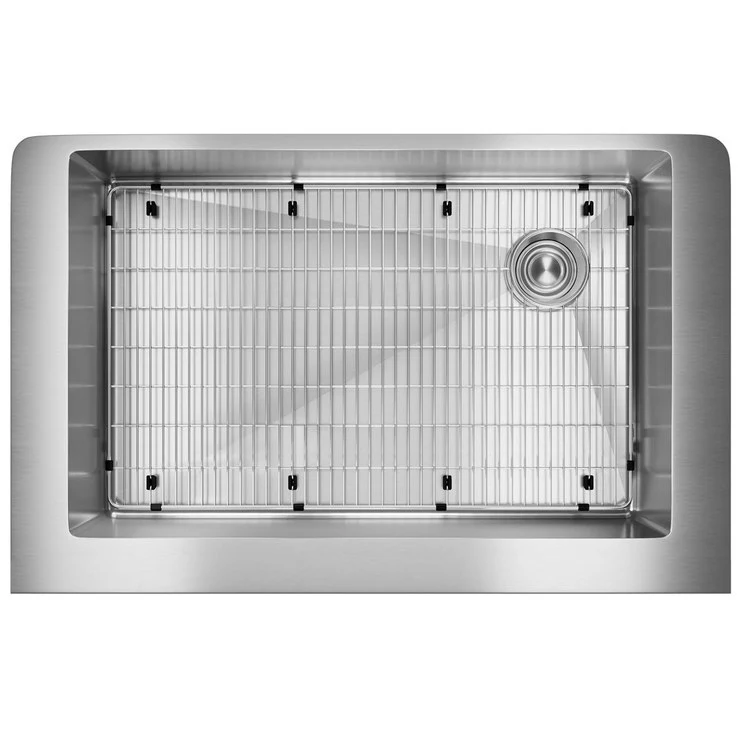 Kitchen Sink Crosstown 36 x 20.25 Inch Single Bowl Kit Polished Satin Farmhouse - Frankwebs