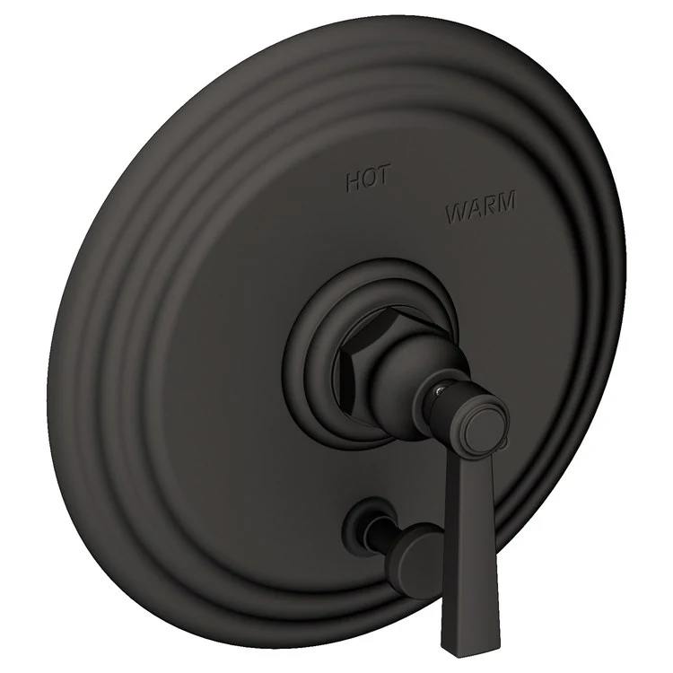 Astor Pressure Balance Tub/Shower Valve Trim Only with Lever Handle - Satin Brass PVD - Frankwebs