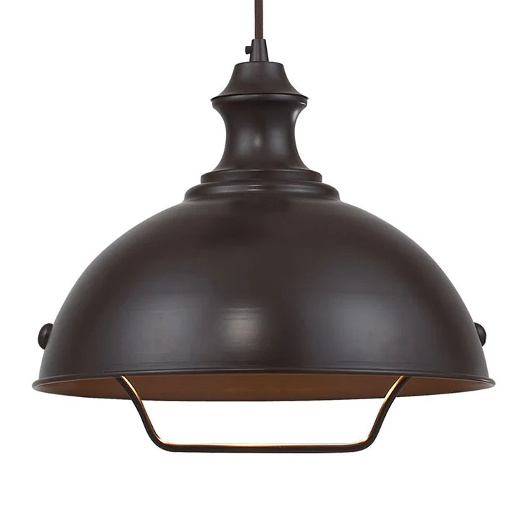 Farmhouse Single-Light Adjustable LED Pendant - Frankwebs
