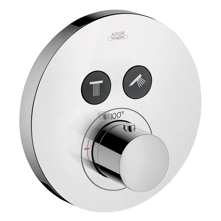 AXOR Shower Select Round Thermostatic Two-Function Trim - Frankwebs