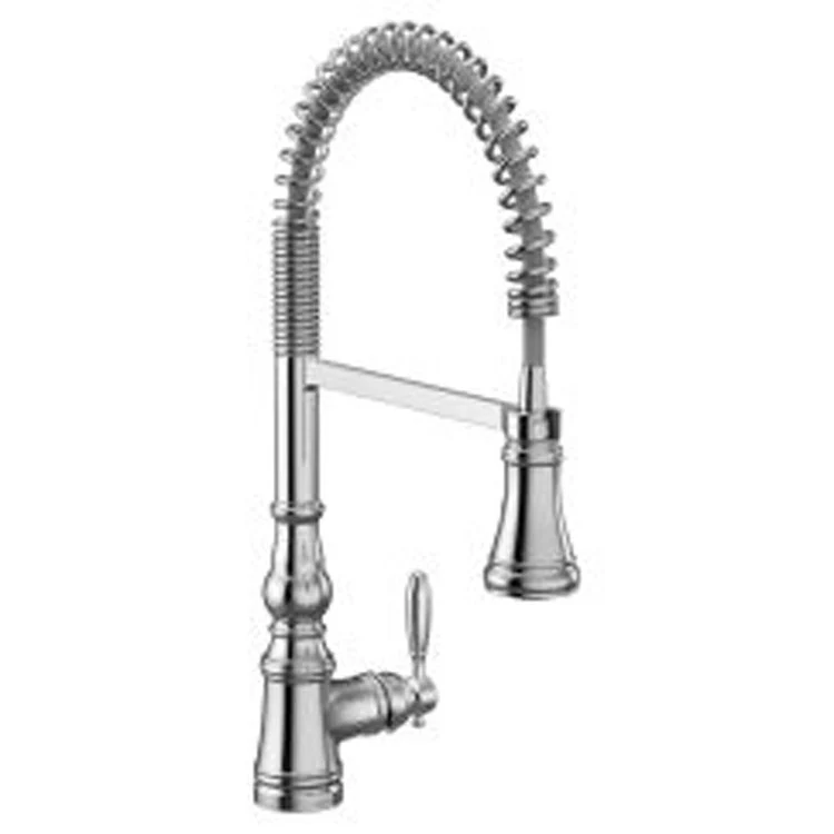 Kitchen Faucet Weymouth Spigot 1 Lever ADA Brushed Gold Pull Down - Frankwebs