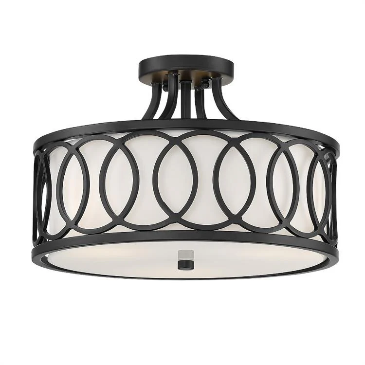 Graham Three-Light Flush Mount Ceiling Fixture - Frankwebs