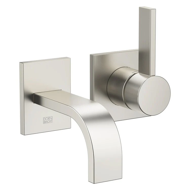 Lavatory Faucet MEM Wall Mount Mixer 1 Lever ADA Chrome 1.2 Gallons per Minute Less Drain 2 Hole - Frankwebs