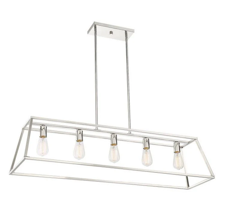 Denton Five-Light Linear Chandelier - Frankwebs