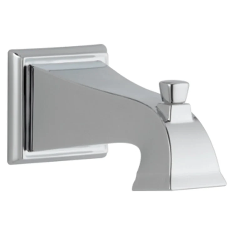 Tub Spout Dryden Non-Diverter Chrome 7-5/8 Inch 18 Gallons per Minute Non-Metallic - Frankwebs