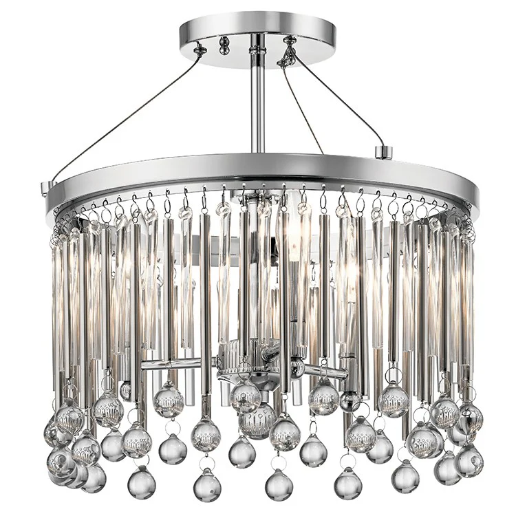 Piper Three-Light Semi-Flush Mount Ceiling Fixture - Frankwebs
