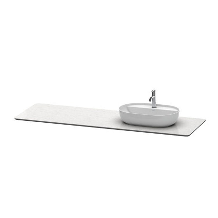 Lavatory Console Luv White Single Basin 70-1/4 x 23-3/8 Inch Quartz Right - Frankwebs