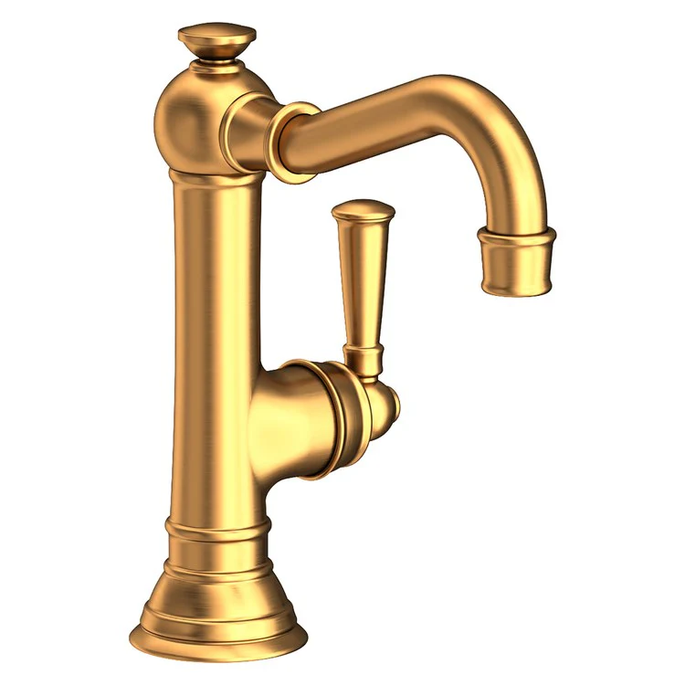 Lavatory Faucet Jacobean 1 Lever ADA Polished Brass Uncoated Living 1.2 Gallons per Minute Brass Spout Height 5-5/8 Inch - Frankwebs