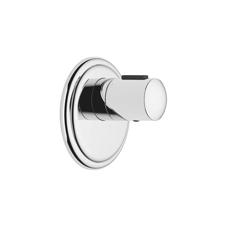 Thermostatic Trim Wall Mount without Volume Control 1 Knob Polished Chrome Metal 4-1/2 Inch - Frankwebs