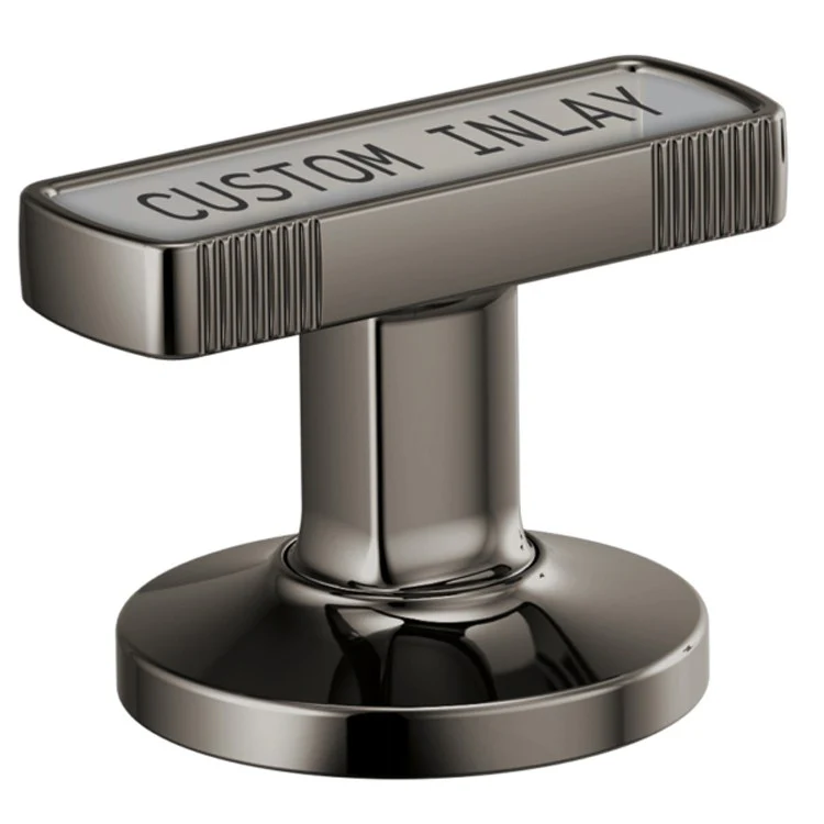 Handle Kit Kintsu Zinc 2 Knob Brilliance Luxe Nickel ADA for Widespread with Custom Inlay - Frankwebs
