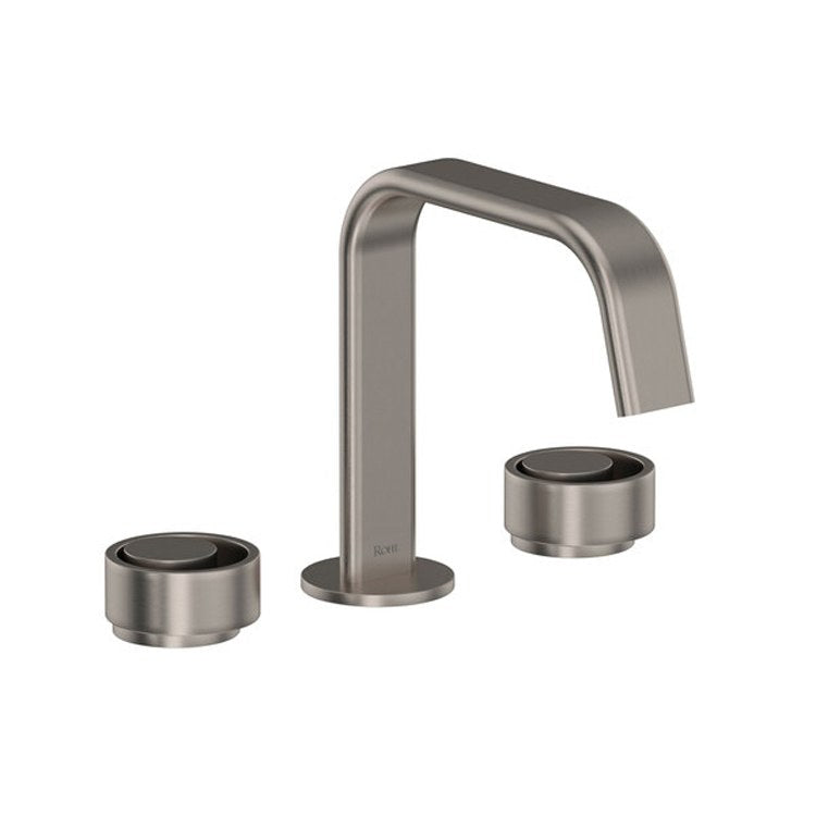 Lavatory Faucet Eclissi 2 Circular Satin Nickel/Satin Gold 1.2 Gallons per Minute 4-1/8 Inch - Frankwebs
