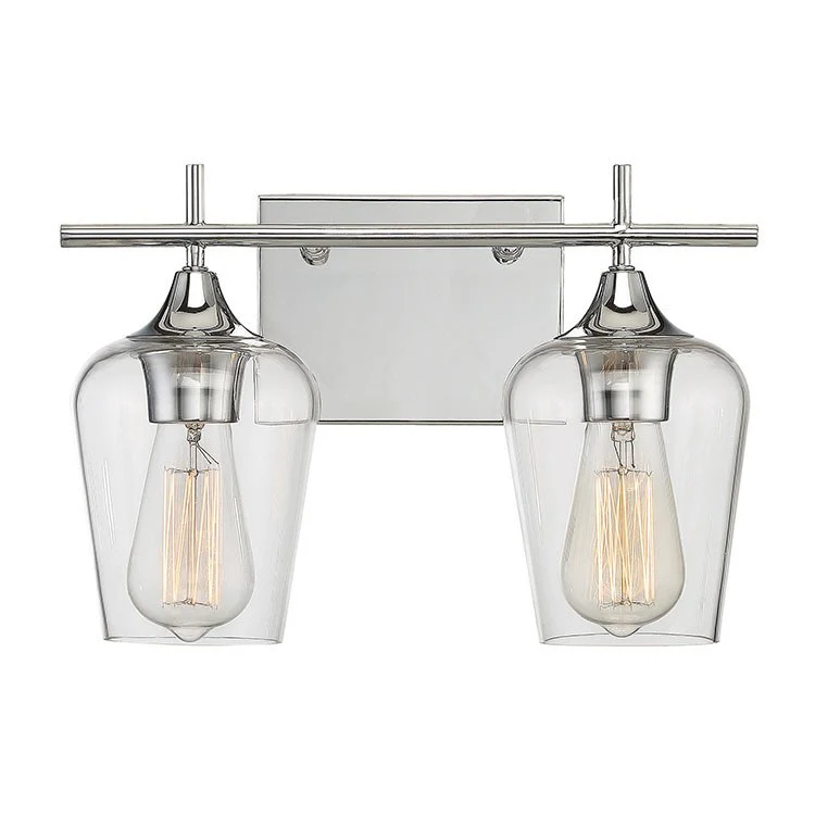 Octave Two-Light Bathroom Vanity Fixture - Frankwebs
