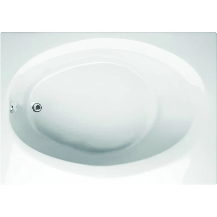 Soaking Tub Ston Collection Citrine 60 x 32 Inch Alcove Tub Only Right Hand White Hydroluxe SS - Frankwebs