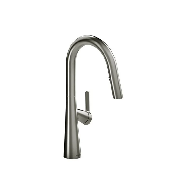 Kitchen Faucet Ludik Pull Down 1 Lever Stainless Steel Swivel Spout 1 Hole Brass 9-1/8 Inch 1.6 Gallons per Minute - Frankwebs