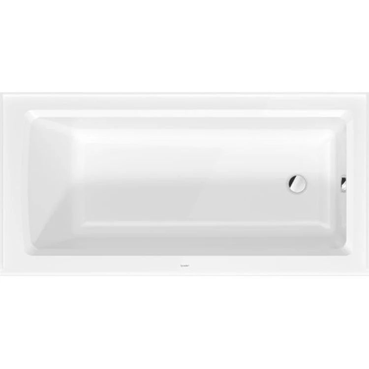 Soaking Tub Architec 60 x 30 Inch Above Floor Rough Right Drain White ADA - Frankwebs