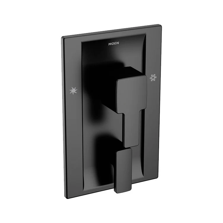 Pressure Balance Valve Trim 90 Degree Posi-Temp with Built In 3 Function Transfer 2 Lever Brushed Nickel ADA - Frankwebs