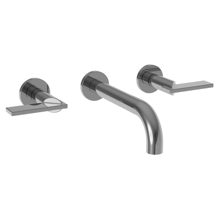 Priya Two Handle Wall-Mount Bathroom Faucet - Antique Nickel - Frankwebs