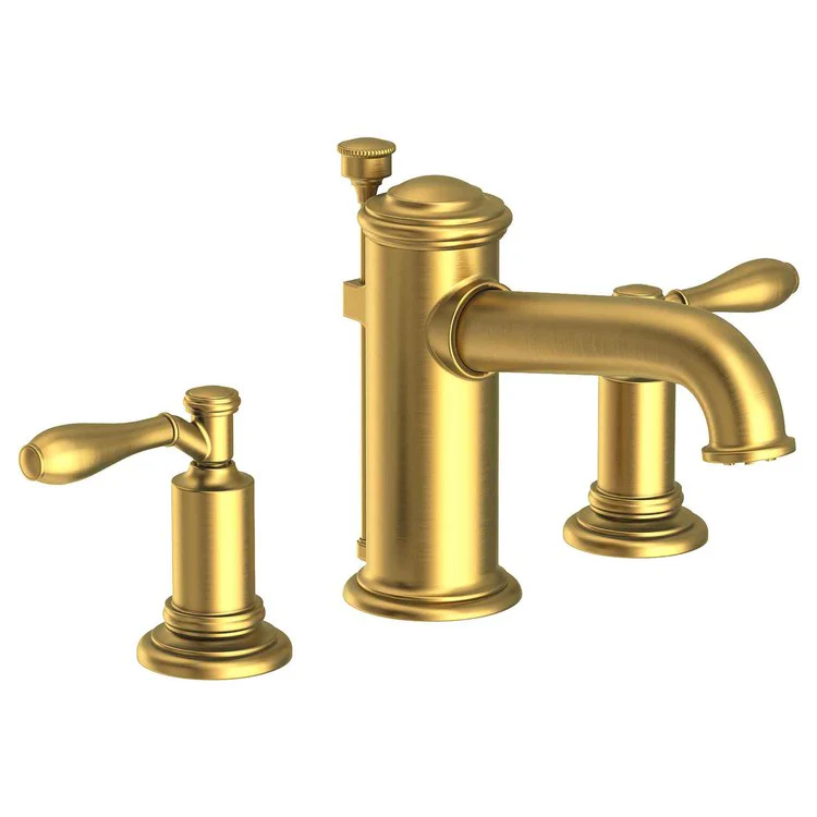 Lavatory Faucet Ithaca Widespread 8 to 20 Inch Spread 2 Lever ADA Matte White 1.2 Gallons per Minute Brass Spout Height 3-5/16 Inch - Frankwebs
