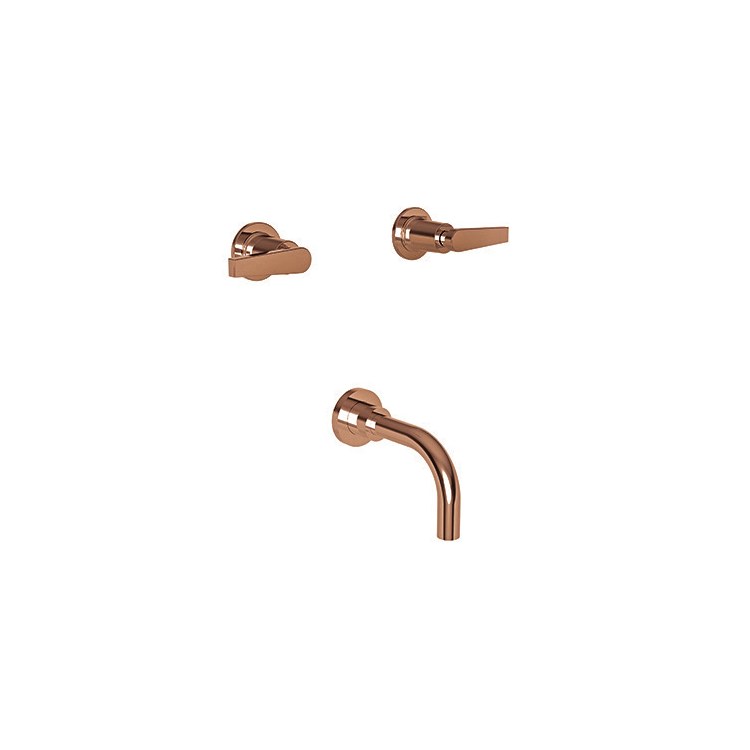 Tub Filler Trim Dorrance Wall Mount 2 Lever Polished Chrome ADA 7-7/8 Inch Spread - Frankwebs