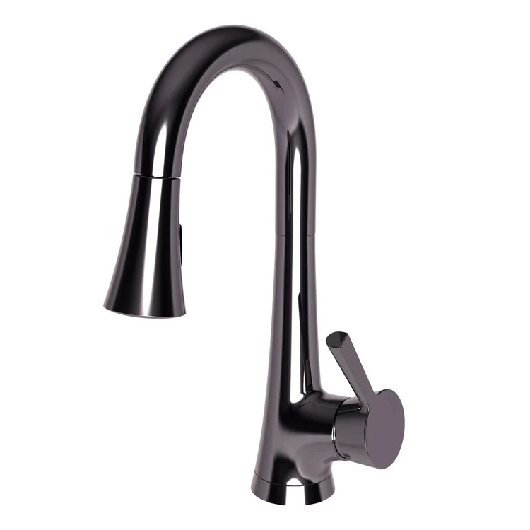 Vespera Single Handle Pull Down Bar/Prep Faucet - English Bronze - Frankwebs