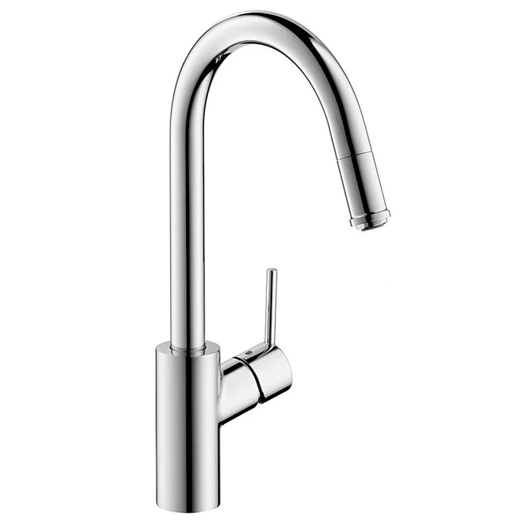 Talis S Single Handle High Arc Pull Down Kitchen Faucet - Frankwebs