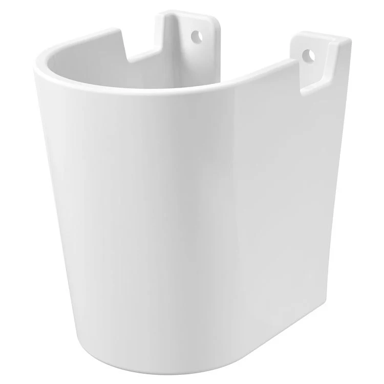 Lavatory Shroud Essence Sink Wall Hung Rounded Front Fireclay ADA Alpine White 10 x 7.69 x 10 Inch - Frankwebs
