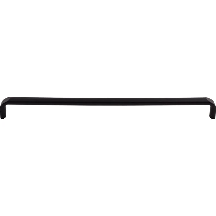 Pull Devon Exeter D Handle Flat Black Zinc Alloy 12 Inch - Frankwebs