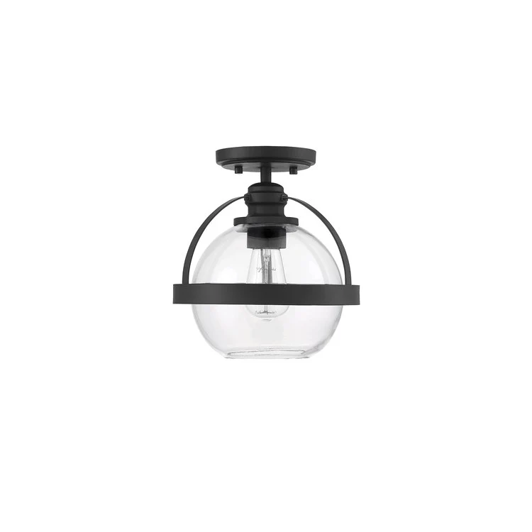 Pendleton Single-Light Semi-Flush Mount Ceiling Fixture - Frankwebs