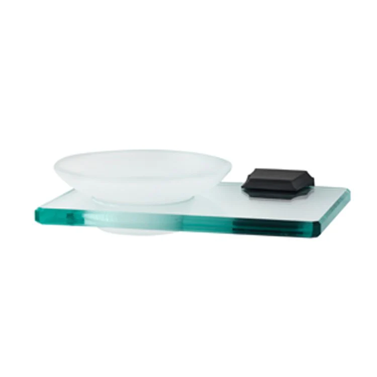 Soap Dish Geometric Bath Unlacquered Brass Concealed Wall Mount 4-5/8 x 6-3/4 Inch - Frankwebs