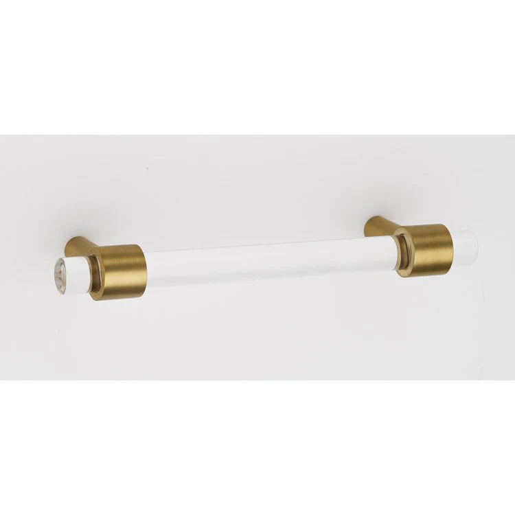 Pull Contemporary Acrylic Polished Brass 3-1/2 Inch 4-3/4 Inch 1-3/8 Inch - Frankwebs