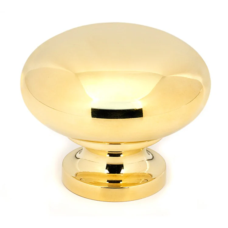 Knob VI Collection Round Chocolate Bronze Brass 1-1/4 Inch 1-1/4 Inch 7/8 Inch - Frankwebs