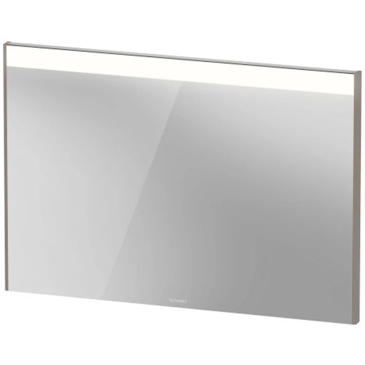 Mirror Brioso 27-1/2 x 40-1/8 Inch White Matte with Lighting Rectangle 1-3/4 Inch - Frankwebs