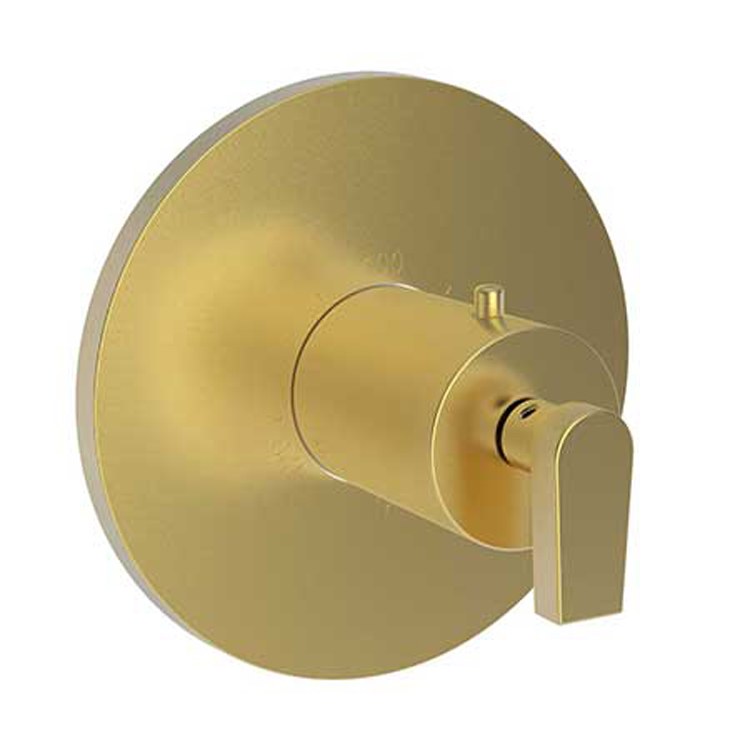 Thermostatic Trim Dorrance Round Plate 1 Lever Satin Bronze PVD ADA for Rough Valve 1-540 Face Plate and Temperature-Adjust Handle Brass - Frankwebs
