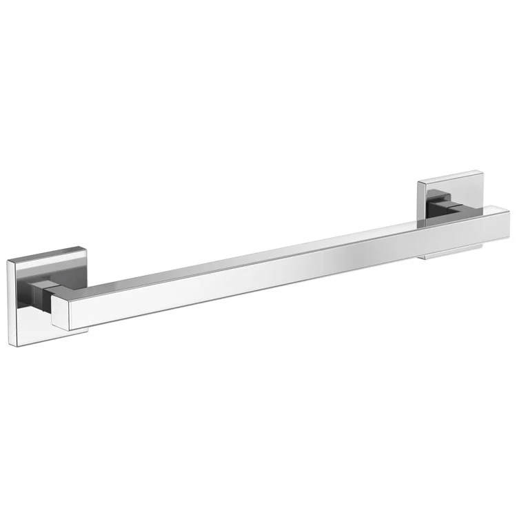 Grab Bar 18 Inch European Square Chrome ADA Concealed Mount Metal - Frankwebs