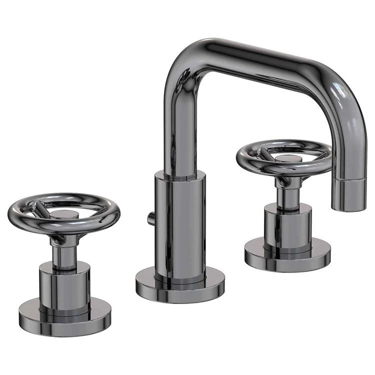 Lavatory Faucet Tyler Widespread 8 to 20 Inch Spread 2 Wheel Matte White 1.2 Gallons per Minute Brass Spout Height 3-9/16 Inch - Frankwebs