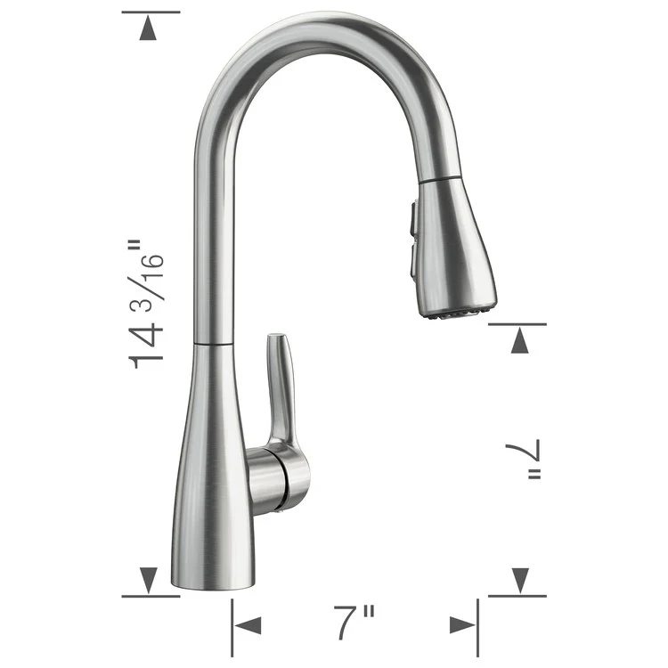Atura Single Handle Pull Down Bar/Prep Faucet - Frankwebs
