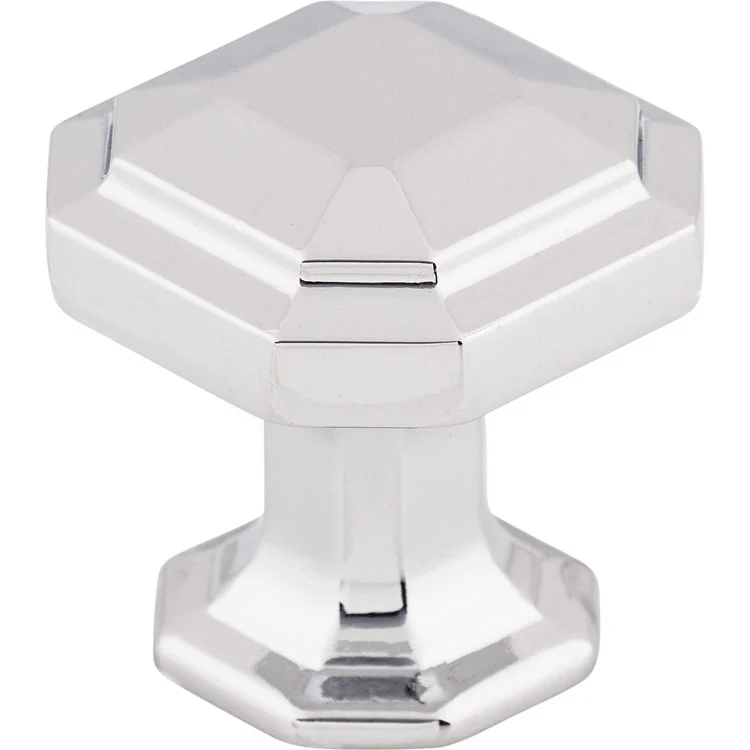 Knob Chareau Emerald Polished Chrome Zinc Alloy 1-1/8 Inch - Frankwebs