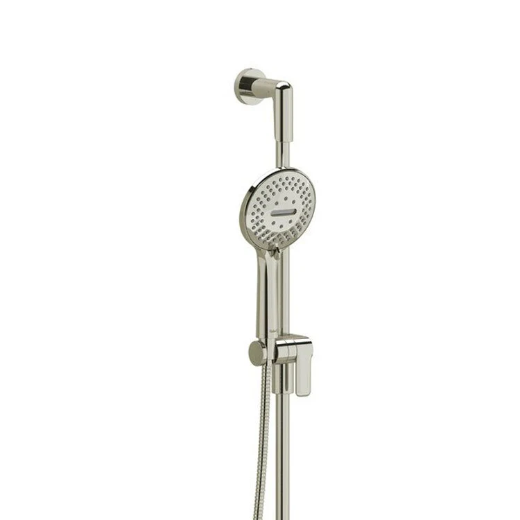 Handshower Set Round 3-Jet Chrome 3 Function 2.0 Gallons per Minute 37 Inch Slide Bar - Frankwebs