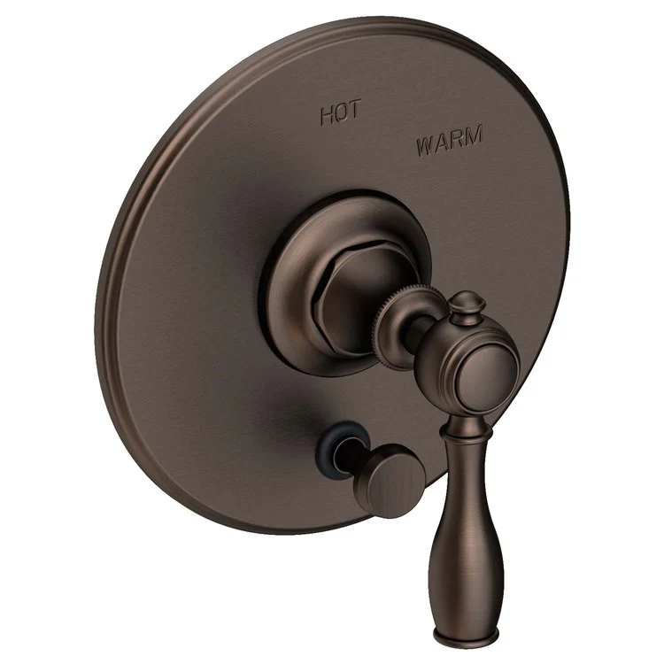 Victoria Pressure Balance Tub/Shower Valve Trim Only with Lever Handle - French Gold PVD - Frankwebs