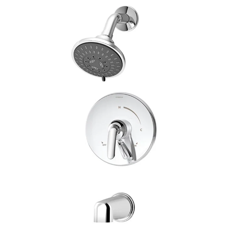 Elm Single Handle Wall-Mount Tub and Shower Trim Kit with Diverter Lever without Valve - Frankwebs