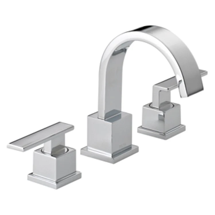 Vero Two Handle Widespread Bathroom Faucet with Drain - Frankwebs