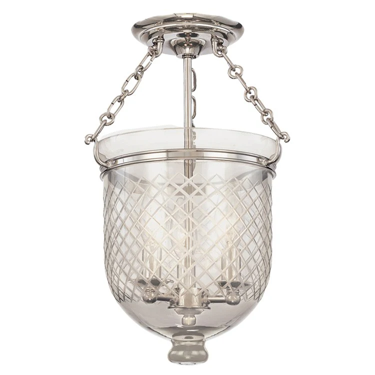 Hampton Three-Light Semi-Flush Mount Ceiling Fixture - Frankwebs